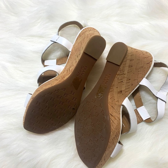 Franco Sarto White Women Sandals - Picture 11 of 11
